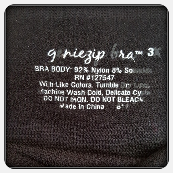 NWOT Woman's Black Leggings size 3X - Picture 2 of 2